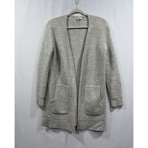 Madewell Alpaca Wool Blend Open Front Cardigan Oversized Cozy Coquette Cottage